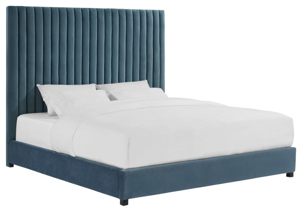 Arabelle Sea Blue Bed in Queen