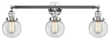 Innovations 205-Pc-S-G202-6-Led 3 Light Dimmable Led 30" Vanity Light
