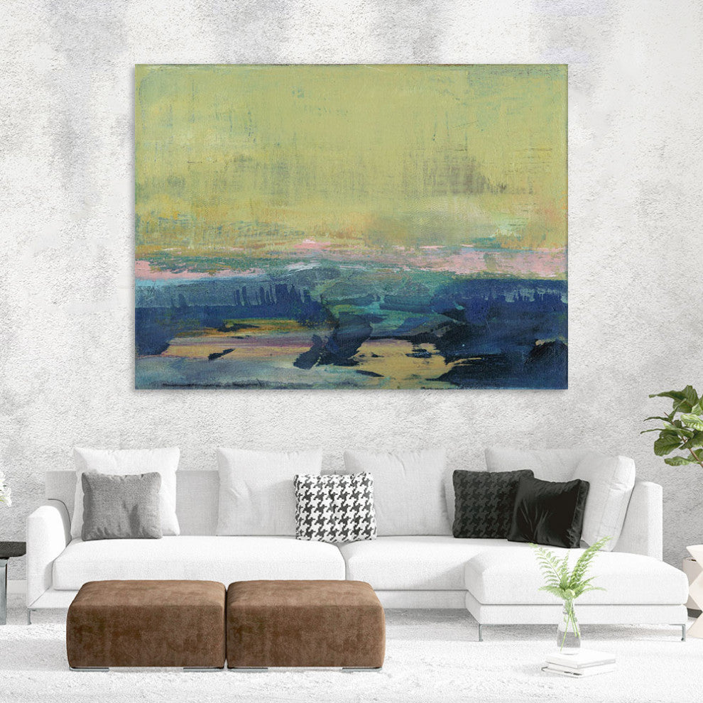 "Vintage Landscape I" Fine Art Giant Canvas Print, 54"x72"