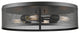 Zlite 331F21-BRZ 4-Light Flush Mount, Bronze