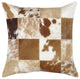 Safari Cowhide Brown/Ivory Decorative Pillow