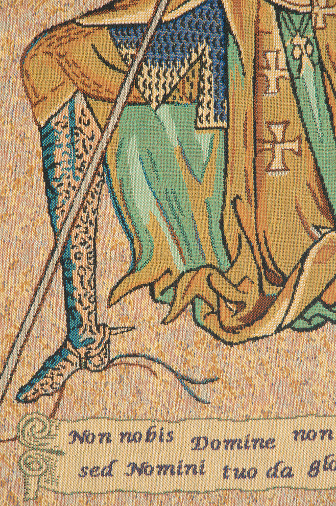 Croise Genoux, Wall Tapestry, 33"x27"