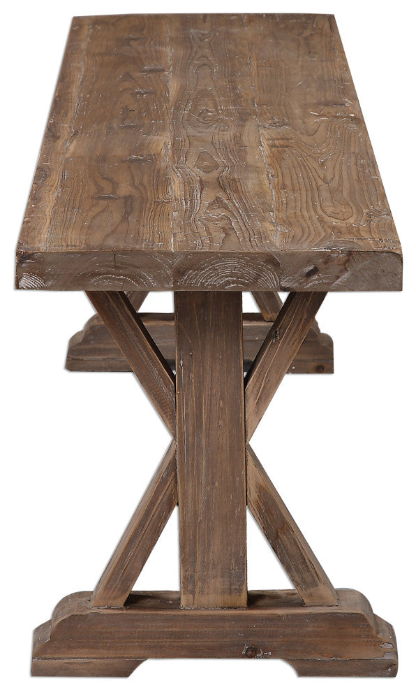 Uttermost Stratford Salvaged Wood Bench