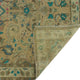 Semi-Antique Mitchel Rust/Ivory Rug, 4'8x9'5