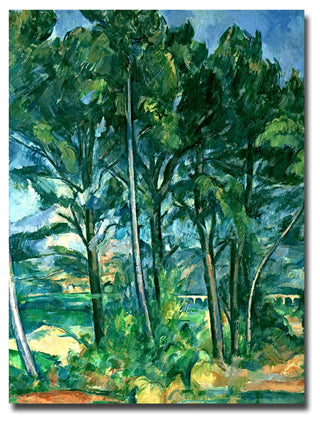 'The Aqueduct' Canvas Art by Paul Cezanne
