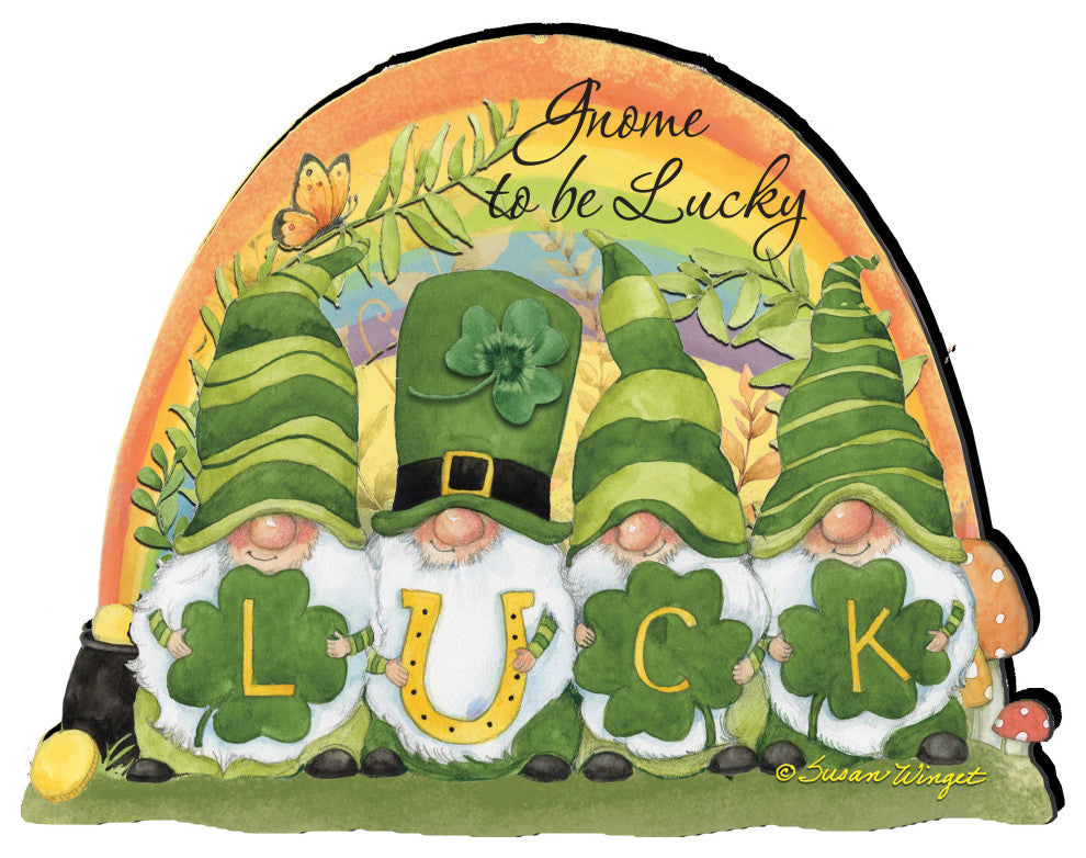St. Patrick's Gnomes Holiday Outdoor Decor Large Ornament