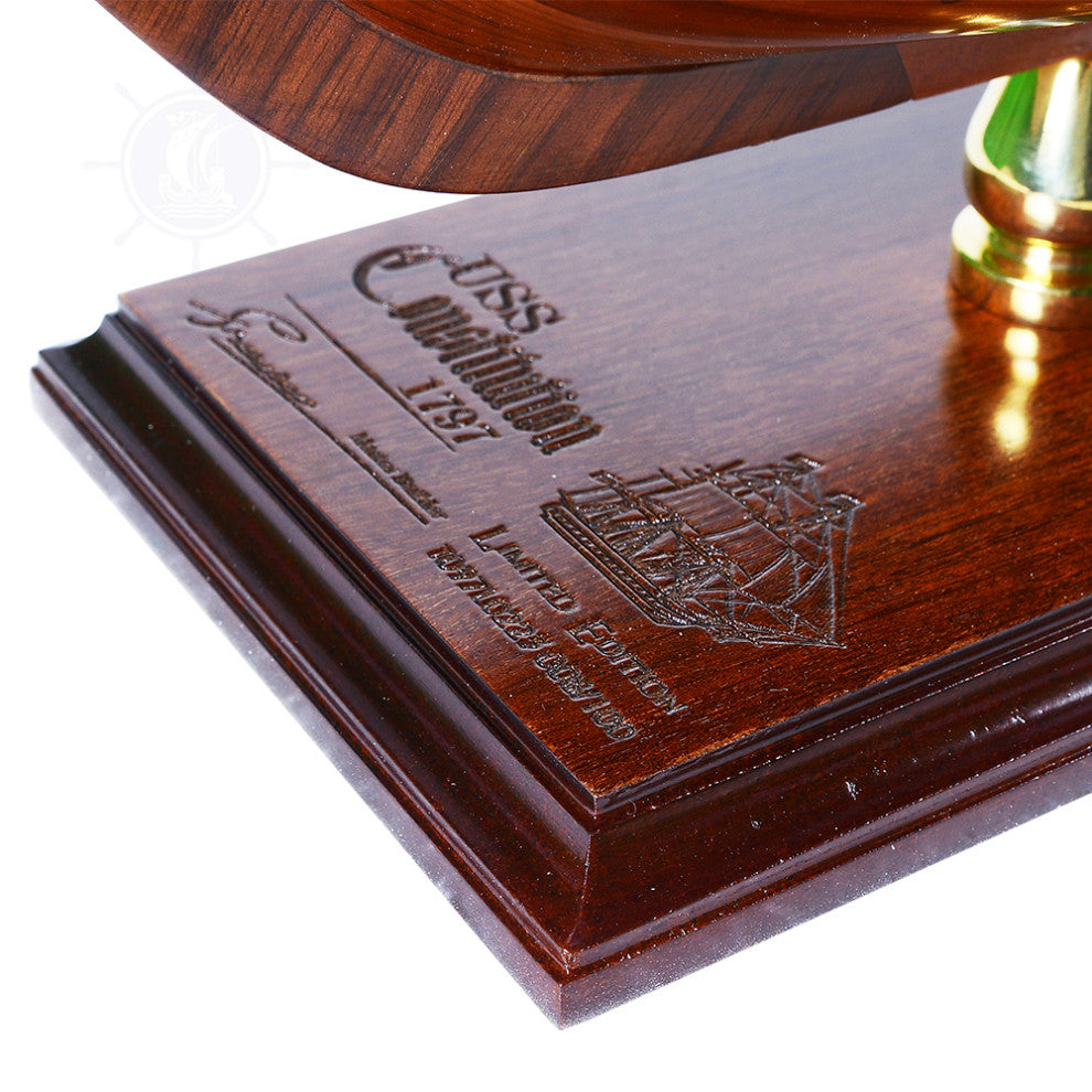 USS Constitution Limited Edition Full Crooked Sails Only 100 Units