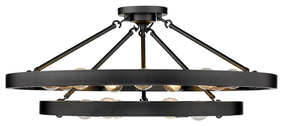 Castile 15 Light Semi-Flush