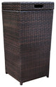 Palm Harbor Outdoor Wicker Trash Bin