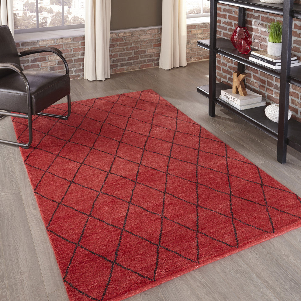 Atlas ATLASATL-5RED Rug, 3'6"x5'6"