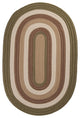 Colonial Mills Brooklyn BN69 Moss Indoor/Outdoor Area Rug, Oval 10'x13'