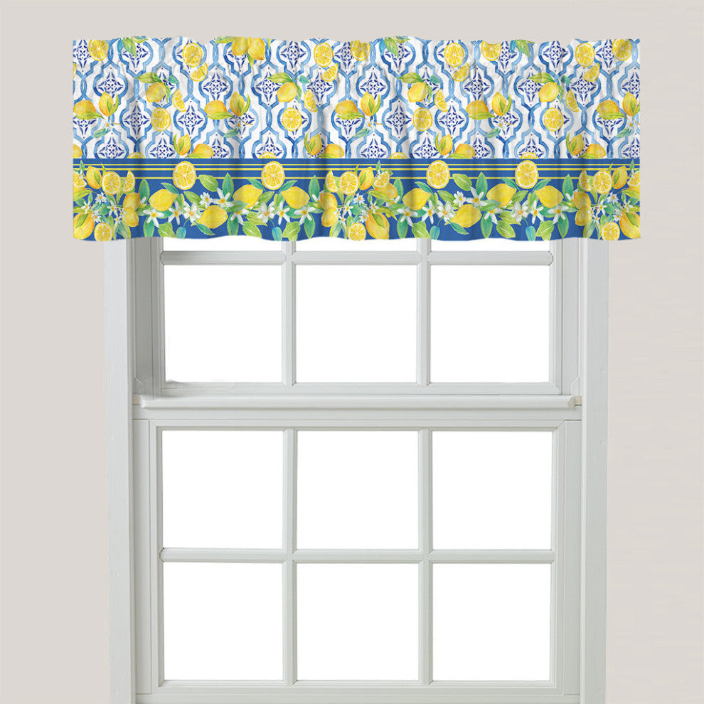 Lovely Lemons Window Valance