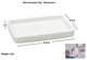 Wave, White, Amenity Tray