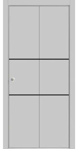 Bi-fold Doors 72 x 80 | Planum 0014 Grey Ash with  | Sturdy Tracks