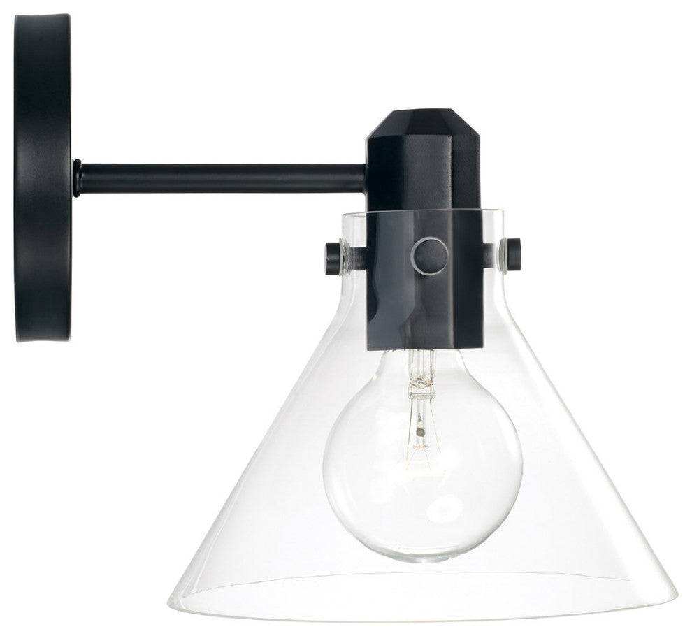 Capital Lighting 645811-528 Greer 9" Tall Wall Sconce - Aged Brass