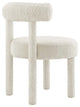 Toulouse Boucle Fabric Dining Chair, Set of 2, Ivory