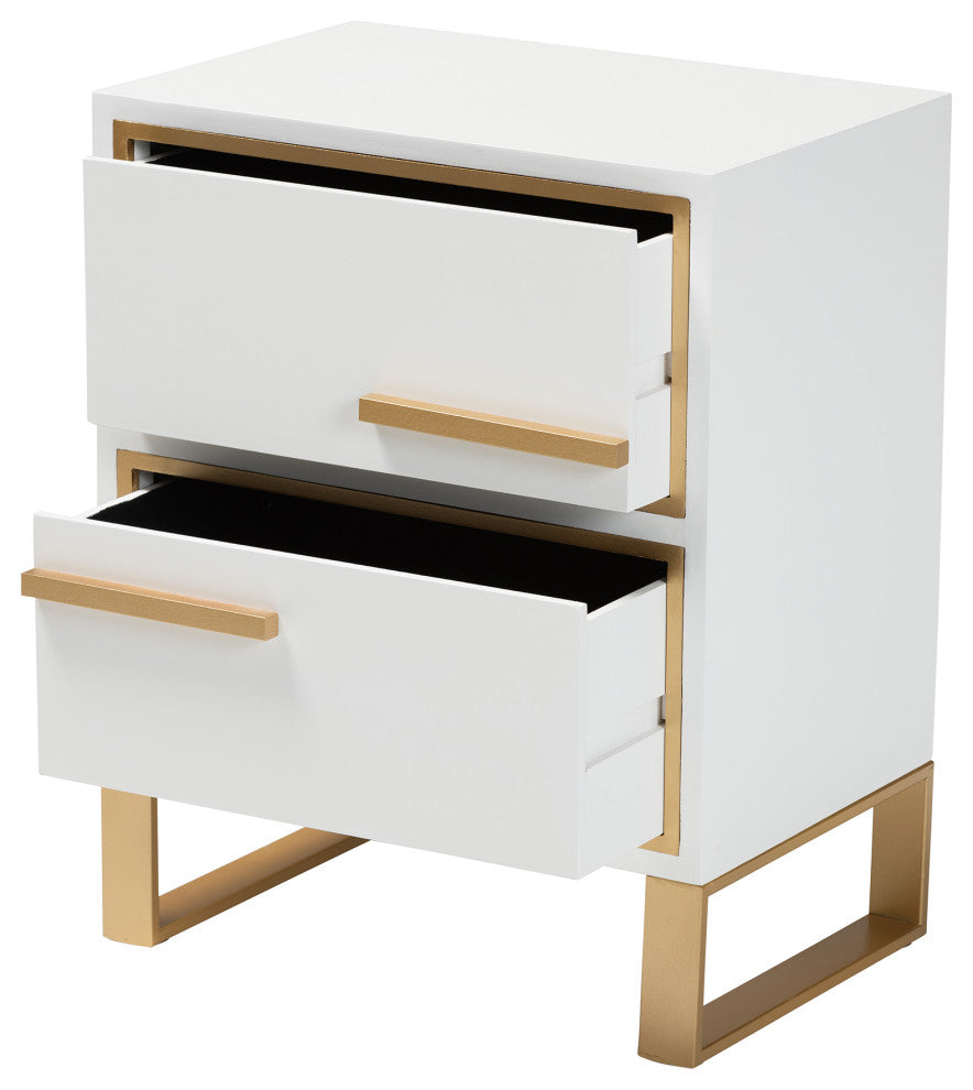 Aimee 2-Drawer Nightstand