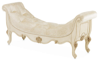 Platine de Royale Velvet Accent Bench - Champagne