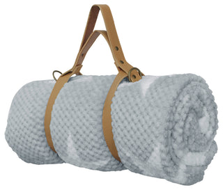Star Flannel Travel Throw, Silver, 50" X 70"