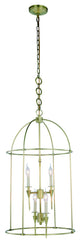 Elegant Lighting Bavaria Collection Pendant, Burnished Brass