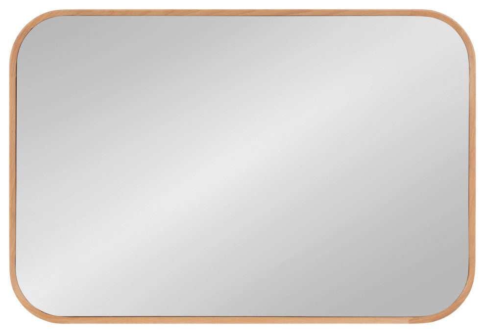 Nordlund Framed Wall Mirror, Natural 23x35