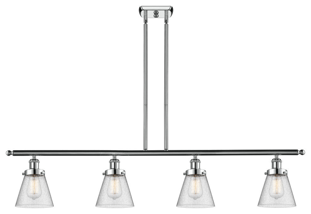 INNOVATIONS LIGHTING 916-4I-PC-G64-LED Small Cone 3 Light Island Light