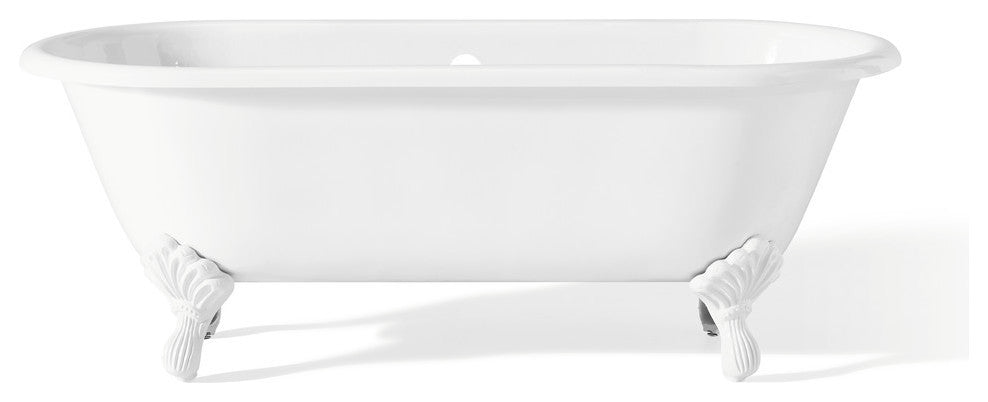 Cheviot Products Regal Cast Iron Tub With Continuous Rolled Rim and Shaughnessy