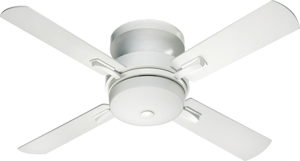 52" Davenport Hugger Ceiling Fan, Studio White