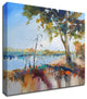 On the Murray by Craig Trewin Penny, Print on Canvas, 30"x30"