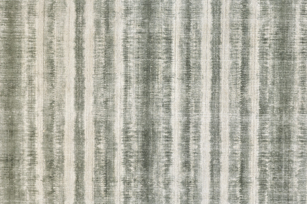 Weave & Wander Malana Handwoven Graident Rug, Green, 2'x3'