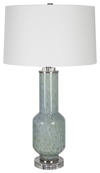 Imperia Aqua Gray Table Lamp