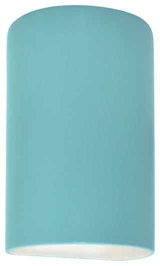 Ambiance Large Cylinder Outdoor Wall Sconce, Closed, Reflecting Pool, LED
