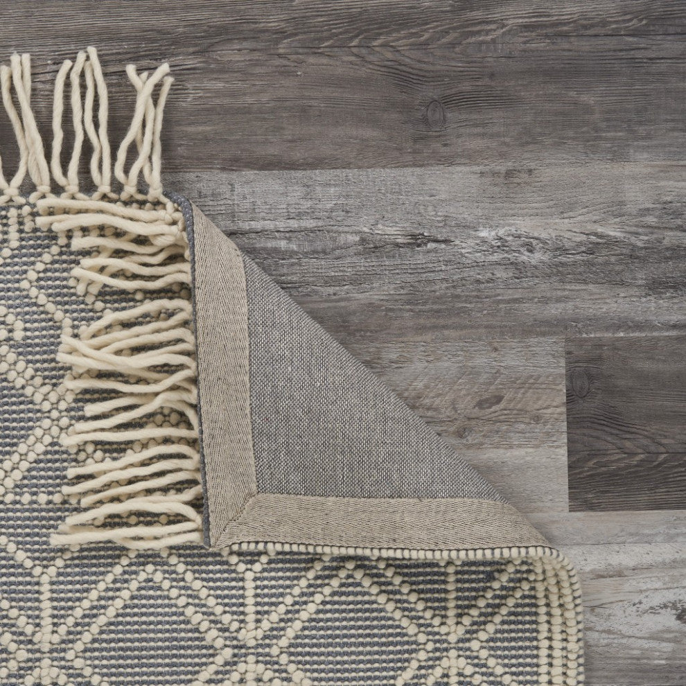 5" x 7" Gray Modern Bohemian Area Rug