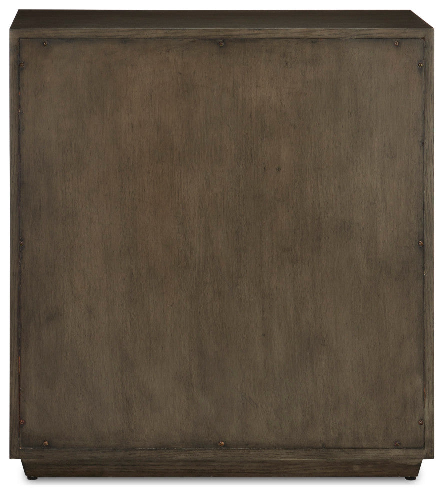 Full back view of chest on white background