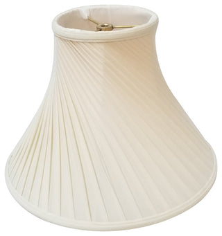 Royal Designs Twisted Pleat Basic Lampshade, Beige, Eggshell, 7x16x12