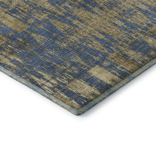 Premium Machine Washable Mayfield AMF580 Blue 5' x 7'6" Rug