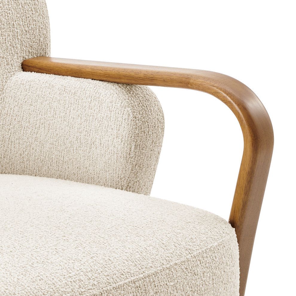 Tania Fabric Accent Arm Chair, Palladian Beige