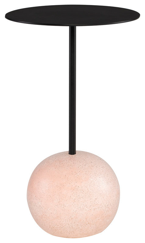 Aldo Black Metal Side Table, HGMV203