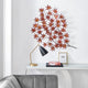 Fall Leaves Earthtones Metal Wall Art