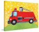 Marmont Hill, "Transport Fire Engine" by Nicola Joyner on Wrapped Canvas, 24x16
