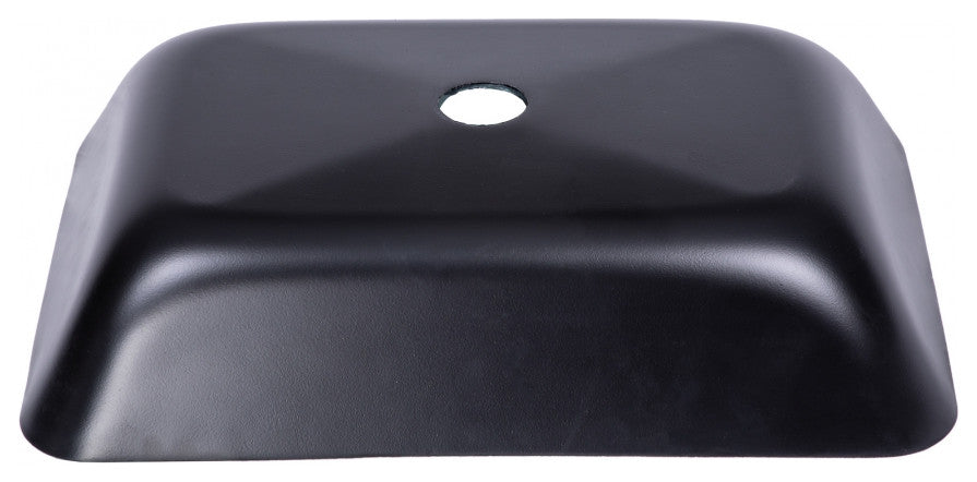 Eden Bath EB_GS55 Rectangular Turquoise Blue Foil Glass Vessel Sink