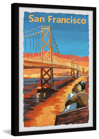 "Romantic Getaways" Framed Painting Print, 12x18