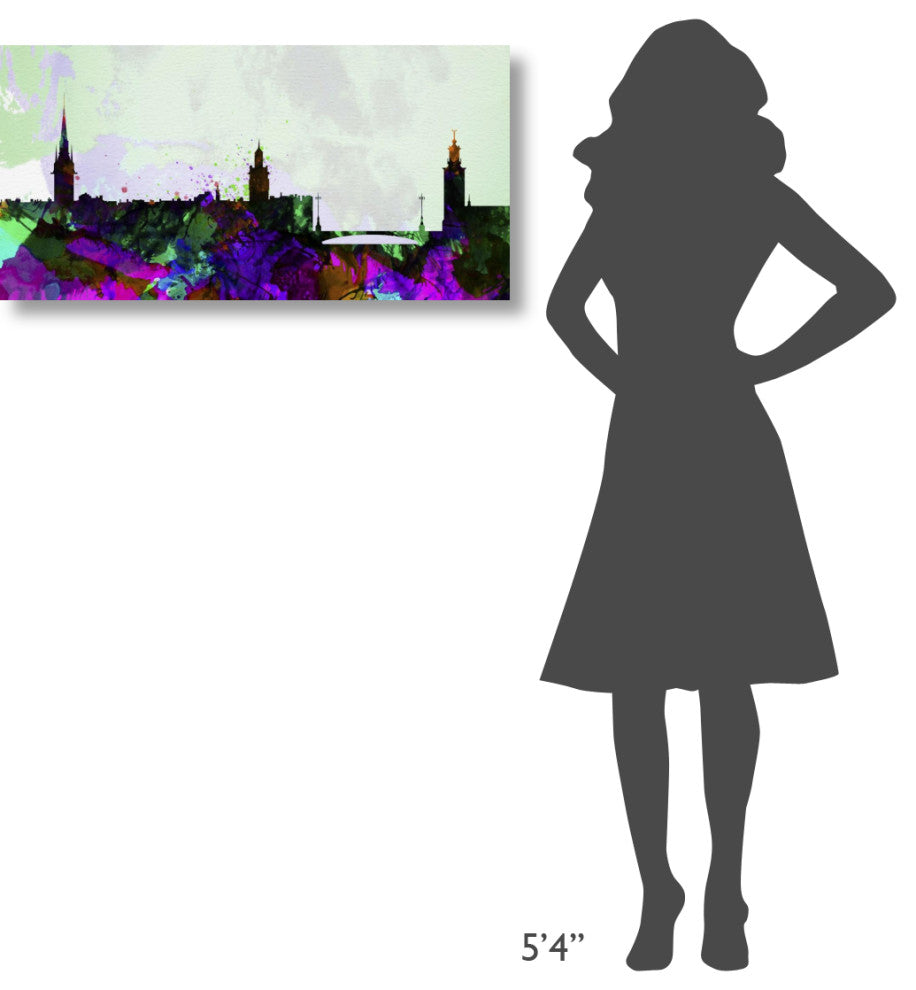 "Stockholm City Skyline" Fine Art Print