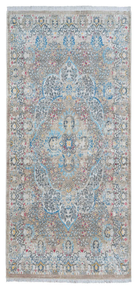 MACHINE MADE POLYESTER AREA RUGS  -Beige Black Color, Oriental ,Living room rug