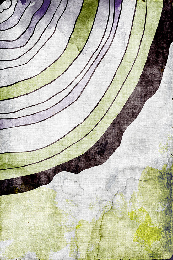 "Louisiana Lilypads" Paper, 24"x36"