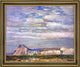 Frederick Childe Hassam Harney Desert No. 20Framed Premium Canvas Print, 16"x20"