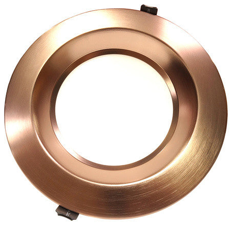 Finished Trim for NICOR CLR8 LED Downlight, Oil-Rubbed Bronze
