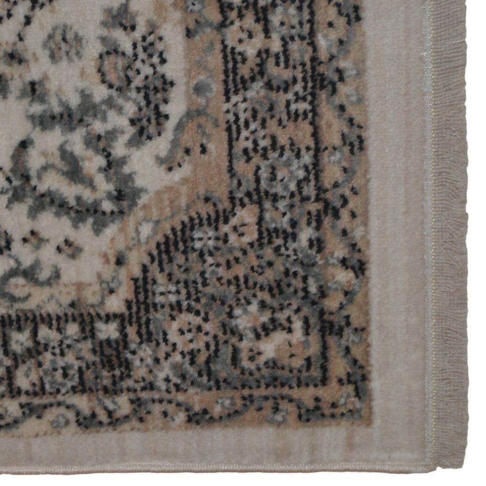 Machine Made Polyester Durable Indoor Outdoor Washable Oriental Pattern Footmat