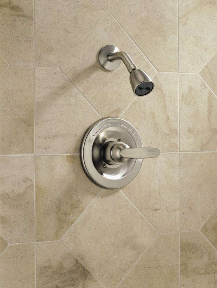 Delta Foundations Monitor 13 Series Shower Trim, Stainless, BT13210-SS