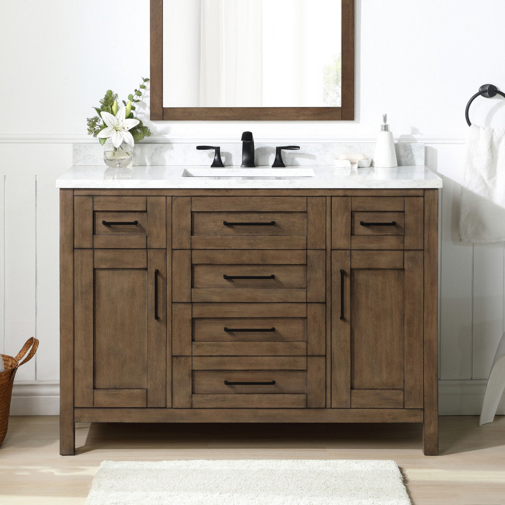 OVE Decors Tahoe Vanity, 48'' Almond Latte